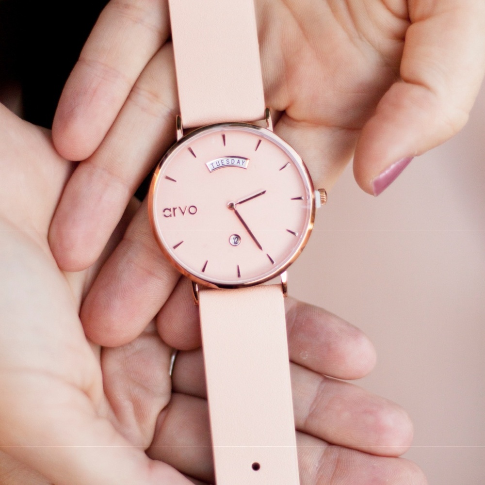 ARVO The Rose Awristocrat // Rose Gold + Sand